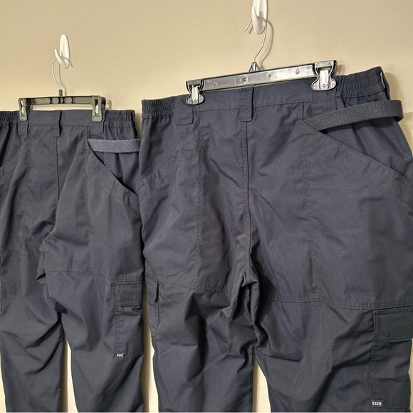 5.11 Tactical 74273 Series Mens Black Cargo Pants 42/30 Baggy Work Casual Hiking - Picture 6 of 16